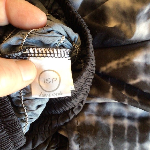 ISP Dancewear Black & White Tie Dyed Hip Hop Hammer Pants Size Adult XS - Picture 7 of 9